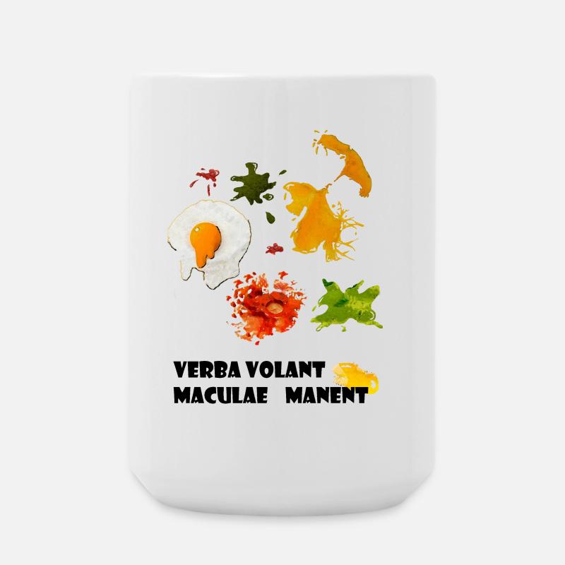 taches - Grande tasse 440 ml - blanc