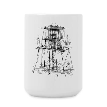 Architecture Tower - Large Mug 440 ml - white - Front