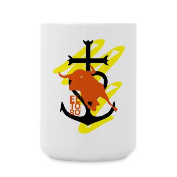 eltoro_croix_camargaise - Grande tasse 440 ml - blanc - Devant