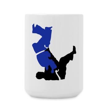 judo - Grande tasse 440 ml - blanc - Devant