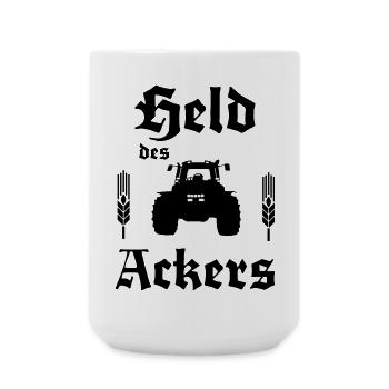 Héros du redresseur de champ - Grande tasse 440 ml - blanc - Devant