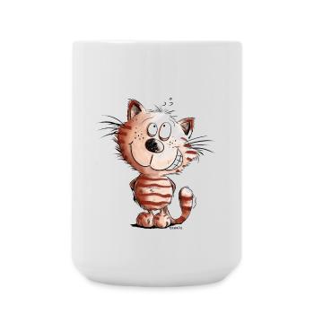 I do not cat I cat motif comic gift - Large Mug 440 ml - white - Front