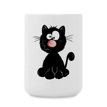 Chat Noir - Grande tasse 440 ml - blanc - Devant