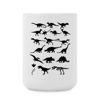 Dinosaurs - Large Mug 440 ml - white - Front