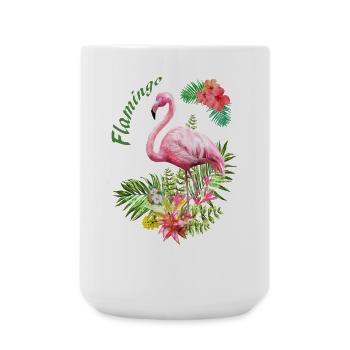 Flamingo - Large Mug 440 ml - white - Front