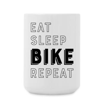 Biker - Grande tasse 440 ml - blanc - Devant