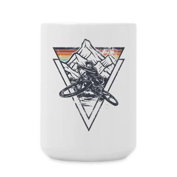 Summit Geometry Sunset - Large Mug 440 ml - white - Front