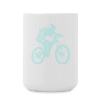 MTB Bike - Large Mug 440 ml - white - Front