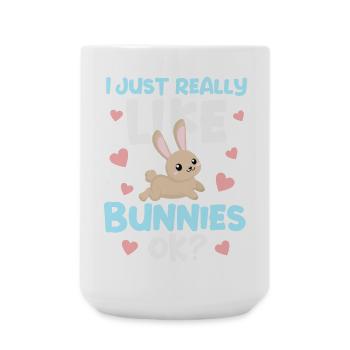 Rabbit Rabbit - Large Mug 440 ml - white - Front