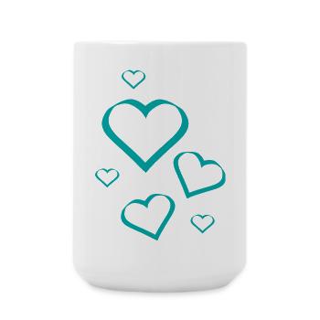 Cadeau pour la fête des mères : Idée de cadeau pour la fête des mères - Grande tasse 440 ml - blanc - Devant