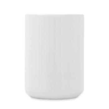 Angry Nerd - Jeu de mots Nerd, Oiseau - Grande tasse 440 ml - blanc - Devant
