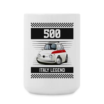 Italien Legende 500 - Große Tasse 440 ml - Weiß - Vorne