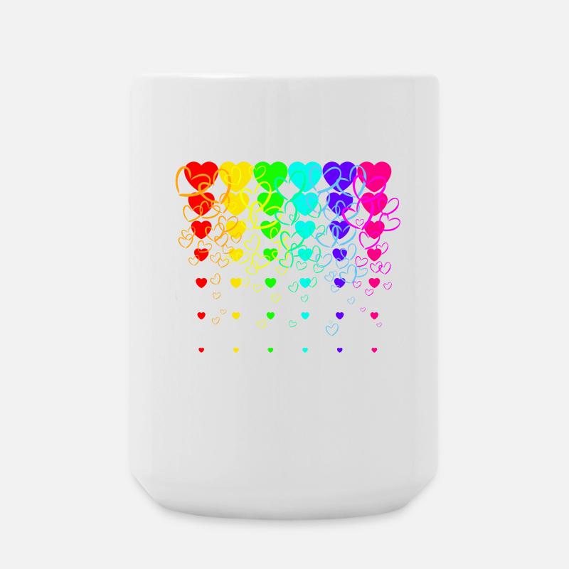cascade2coeurs - Grande tasse 440 ml - blanc