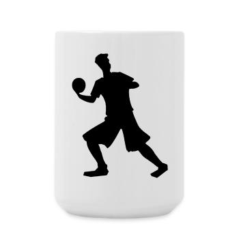 Disc Golf Hoodie Funny – Tree Hit Specialist - Large Mug 440 ml - white - Front