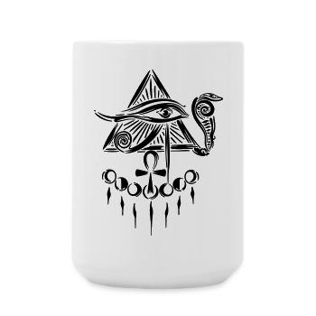 Eye of Horus Eye of Horus - Large Mug 440 ml - white - Front