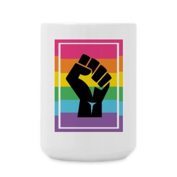LGBT Pride Month - Pride Lives Matter - Große Tasse 440 ml - Weiß - Vorne