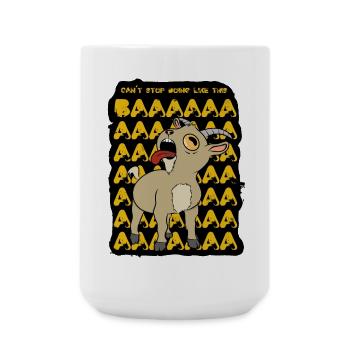 Can't stop doing like this - Große Tasse 440 ml - Weiß - Vorne