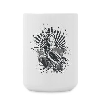 Moto Jump Graffiti Splash - Grande tasse 440 ml - blanc - Devant