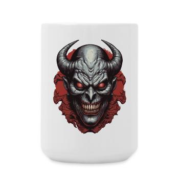 Hell demon - Large Mug 440 ml - white - Front