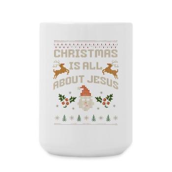 Christmas: All About Jesus - Large Mug 440 ml - white - Front