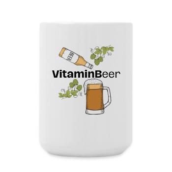 VitaminBeer - Große Tasse 440 ml - Weiß - Vorne