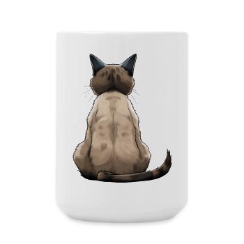 Siamese - Large Mug 440 ml - white - Front