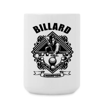 BILLARD - Grande tasse 440 ml - blanc - Devant