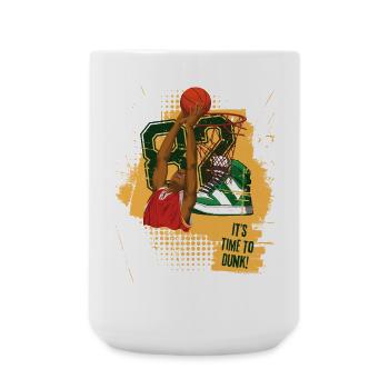 Urban Basketball Sneaker Art Tee - Grande tasse 440 ml - blanc - Devant