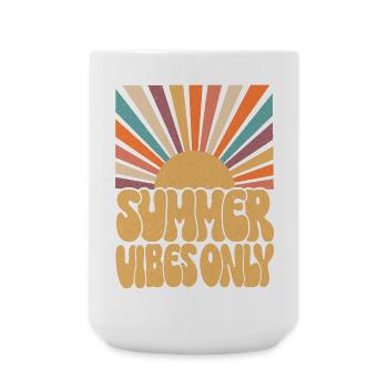 Ambiance estivale uniquement - Grande tasse 440 ml - blanc - Devant