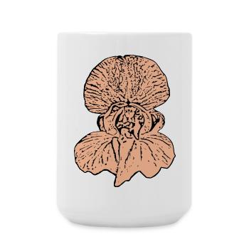 Cadeau pour la fête des mères : Idée de cadeau pour la fête des mères - Grande tasse 440 ml - blanc - Devant
