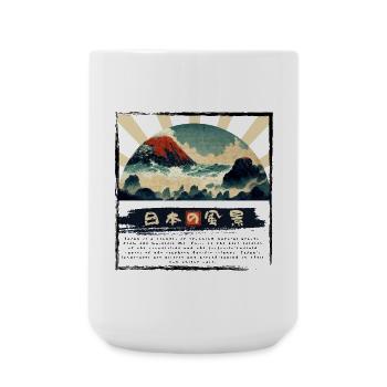 Nihon no Fukei - Landscapes of Japan - Large Mug 440 ml - white - Front