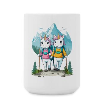 Wanderer Unicorns - Large Mug 440 ml - white - Front