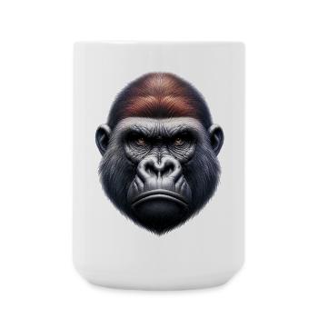 Gorilla - Große Tasse 440 ml - Weiß - Vorne