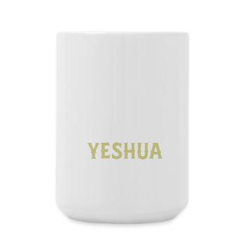 Yeshua Divine Messiah Illustration - Large Mug 440 ml - white - Front