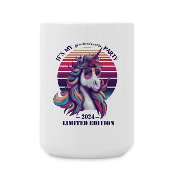 Braut Lustiges Bachelorette Junggesellinnen Party - Große Tasse 440 ml - Weiß - Vorne