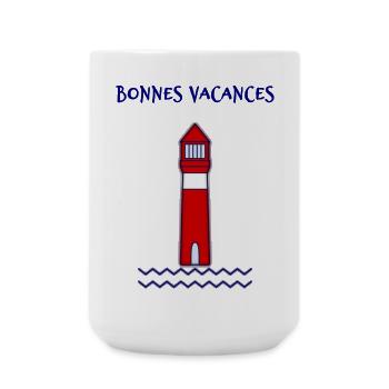 MAITRE. MAÎTRESSE. MERCI. MERCI MAÎTRESSE - Grande tasse 440 ml - blanc - Devant