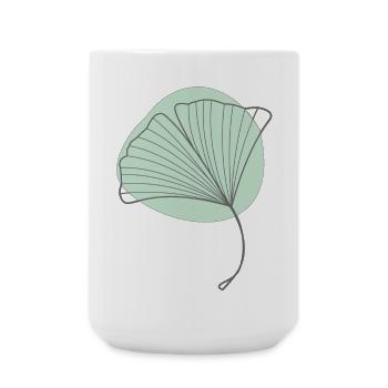 Ginkgo - Large Mug 440 ml - white - Front