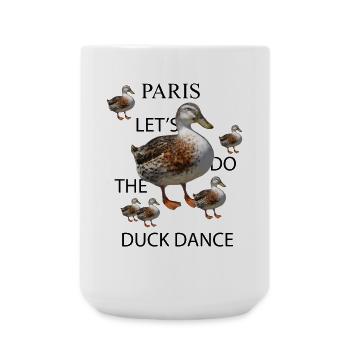 Danse du canard - Grande tasse 440 ml - blanc - Devant