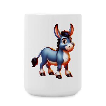 Donkey Mule - Large Mug 440 ml - white - Front