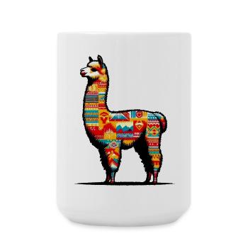 Alpaca - Large Mug 440 ml - white - Front