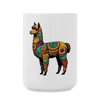 Alpaca - Large Mug 440 ml - white - Front