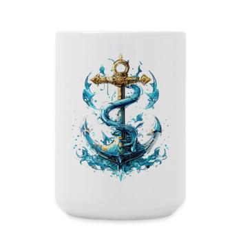Anchor Water Splash - Large Mug 440 ml - white - Front