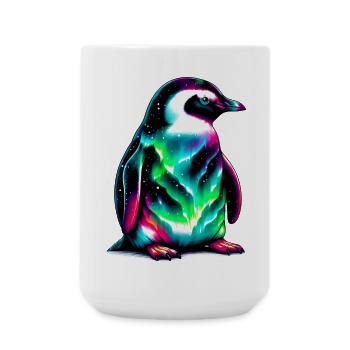 Pinguin - Große Tasse 440 ml - Weiß - Vorne