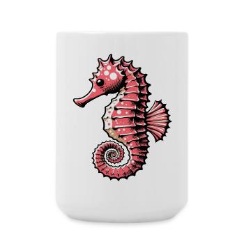 Hippocampe - Grande tasse 440 ml - blanc - Devant
