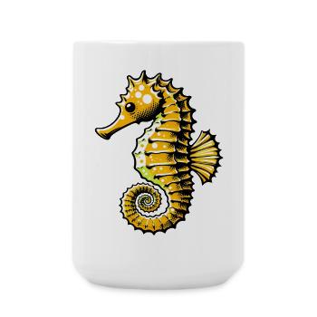 Hippocampe - Grande tasse 440 ml - blanc - Devant