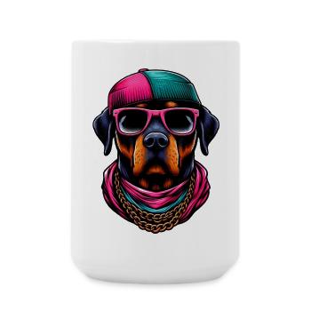 Dog - Large Mug 440 ml - white - Front