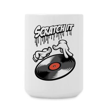 Scratch it - Grande tasse 440 ml - blanc - Devant