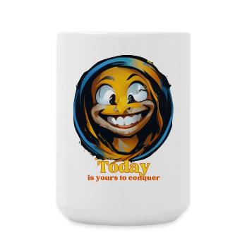 is yours to conquer - Grande tasse 440 ml - blanc - Devant