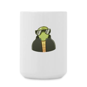 Calm Turtle - Large Mug 440 ml - white - Front