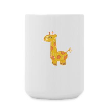 The Elegant Giraffe - Large Mug 440 ml - white - Front